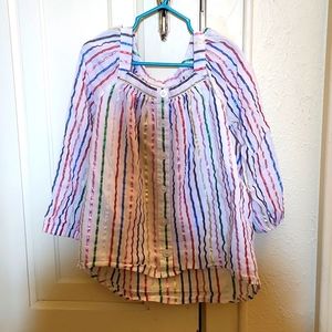 Size 7-8 Girls Long Sleeve Blouse